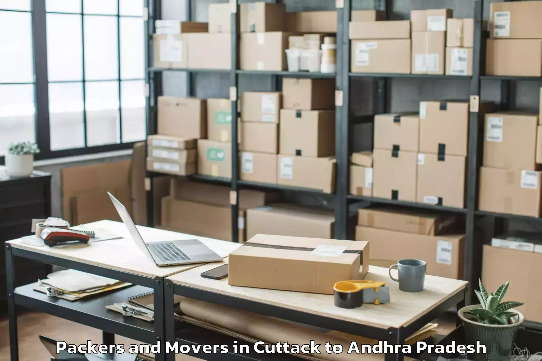 Trusted Cuttack to Nit Andhra Pradesh Packers And Movers